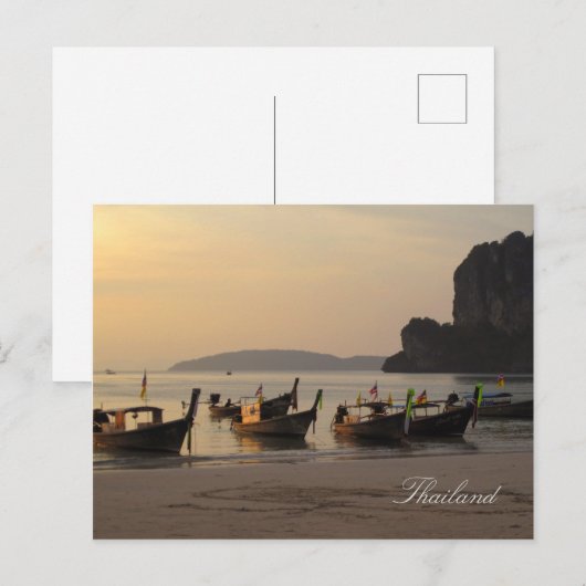 Zonnetijd in Thailand Briefkaart (Voorkant / Achterkant)