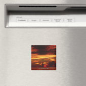 Zonnetijd in zee magneet (Insitu (Vaatwasser))