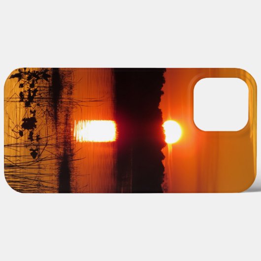 Zonnetijd met reflectie Case-Mate iPhone case (Achterkant (horizontaal))