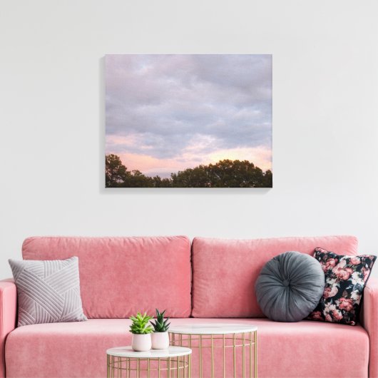 Zonnetijd na het storm canvas afdruk (Insitu (Woonkamer))