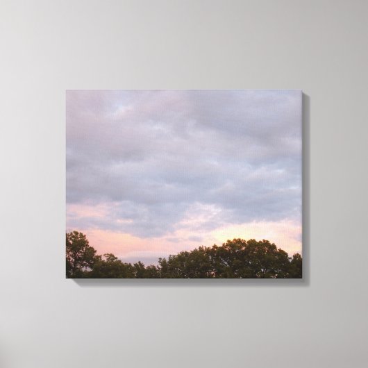 Zonnetijd na het storm canvas afdruk (Voorkant)