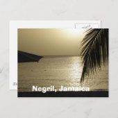 Zonnetijd: Negril, Jamaica Briefkaart (Voorkant / Achterkant)
