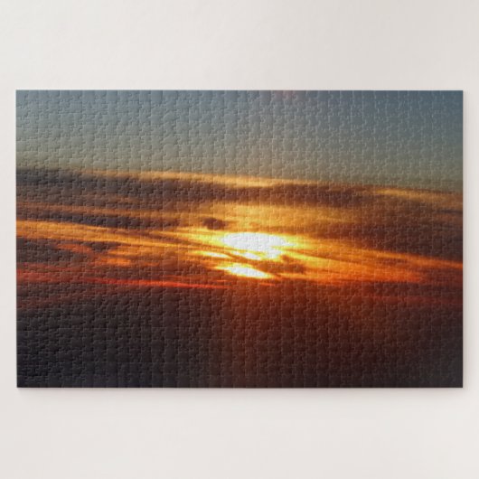 Zonnetijd op 9000 ft Jigzaag Puzzle Legpuzzel (Horizontaal)