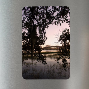 Zonnetijd op Bossen Memorial Bridge Magnet Magneet