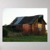 Zonnetijd op de Barn Poster (Voorkant)