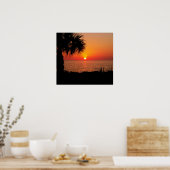 Zonnetijd op de oceaan poster (Keuken)