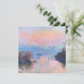 Zonnetijd op de Seine Claude Monet (Staand voorkant)