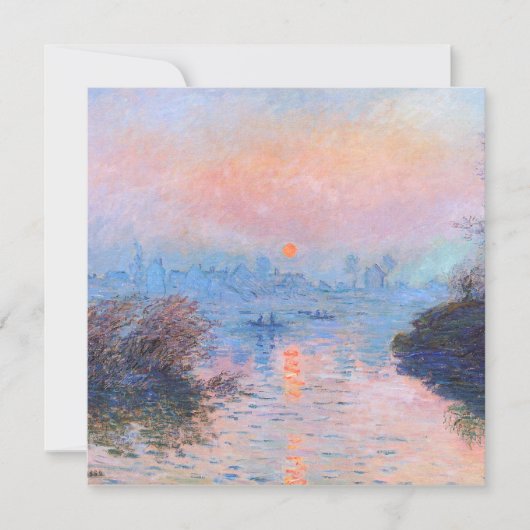 Zonnetijd op de Seine Claude Monet (Voorkant)