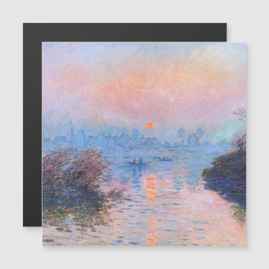 Zonnetijd op de Seine Claude Monet (Voorkant / Achterkant)