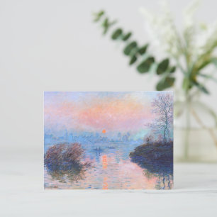 Zonnetijd op de Seine Claude Monet Briefkaart