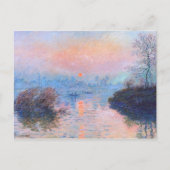 Zonnetijd op de Seine Claude Monet Briefkaart (Voorkant)