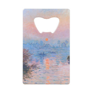 Zonnetijd op de Seine Claude Monet Creditkaart Flessenopener