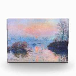 Zonnetijd op de Seine Claude Monet Fotoblokken