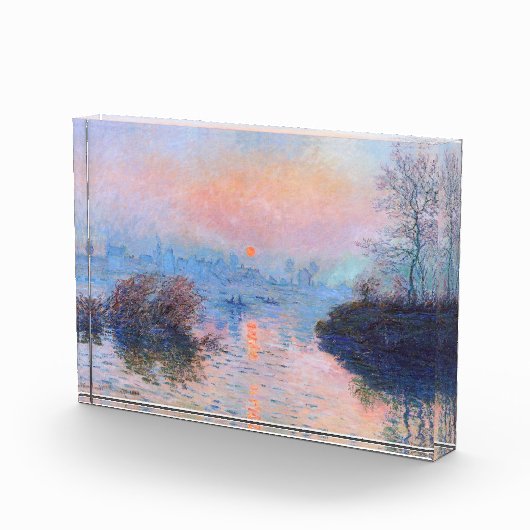 Zonnetijd op de Seine Claude Monet Fotoblokken (Rechts)