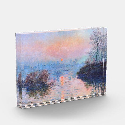 Zonnetijd op de Seine Claude Monet Fotoblokken (Links)