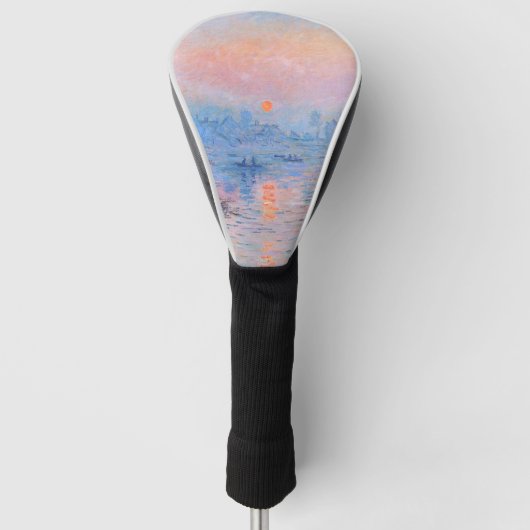 Zonnetijd op de Seine Claude Monet Golfheadcover (Voorkant)