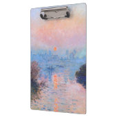 Zonnetijd op de Seine Claude Monet Klembord (Links)
