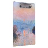 Zonnetijd op de Seine Claude Monet Klembord (Rechts)