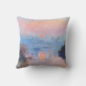 Zonnetijd op de Seine Claude Monet Kussen (Achterkant)