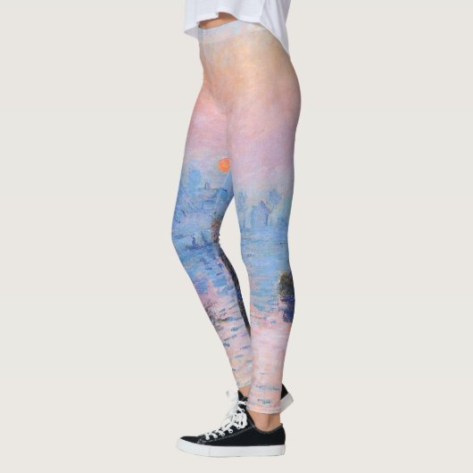 Zonnetijd op de Seine Claude Monet Leggings (Links)