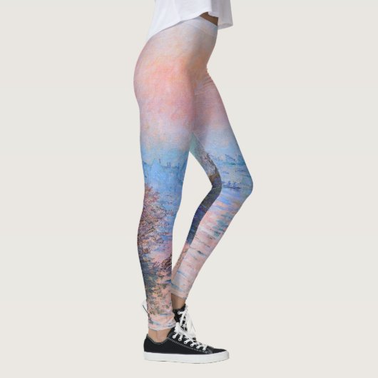 Zonnetijd op de Seine Claude Monet Leggings (Rechts)