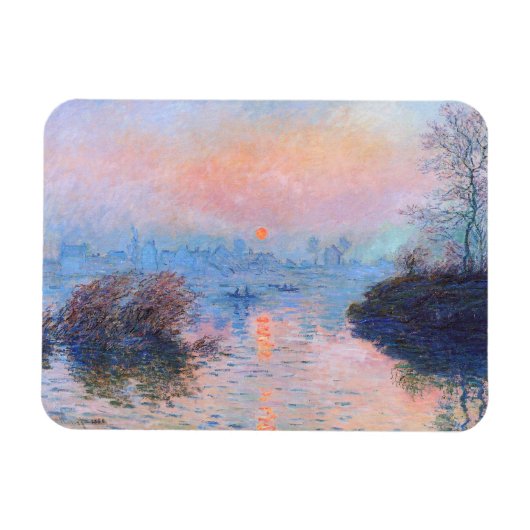 Zonnetijd op de Seine Claude Monet Magneet (Horizontaal)