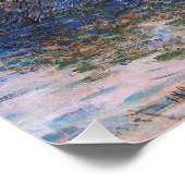 Zonnetijd op de Seine Claude Monet P Perfect Poster (Hoek)