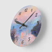 Zonnetijd op de Seine Claude Monet Ronde Klok (Hoek)