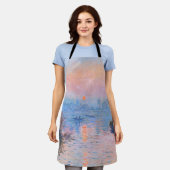 Zonnetijd op de Seine Claude Monet Schort (Gedragen)