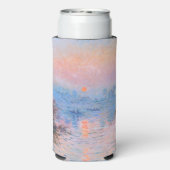 Zonnetijd op de Seine Claude Monet Seltzer Blikjeskoeler (Seltzer Achterkant)