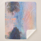 Zonnetijd op de Seine Claude Monet Sherpa Deken (Voorkant)