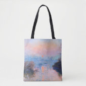 Zonnetijd op de Seine Claude Monet Tote Bag (Voorkant)