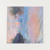 Zonnetijd op de Seine Claude Monet Wandkleed (Voorkant (horizontaal))