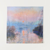 Zonnetijd op de Seine Claude Monet Wandkleed (Voorkant)
