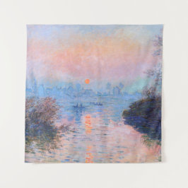 Zonnetijd op de Seine Claude Monet Wandkleed