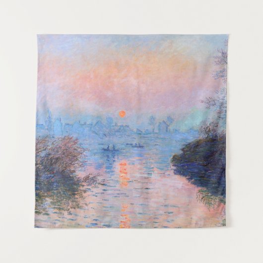 Zonnetijd op de Seine Claude Monet Wandkleed (Voorkant)
