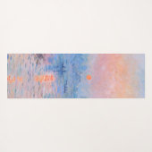 Zonnetijd op de Seine Claude Monet Yogamat (Achterkant (horizontaal))