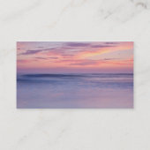 Zonnetijd op een strand visitekaartje (Achterkant)