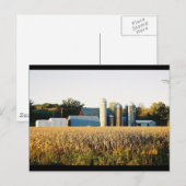 Zonnetijd op het Boerderij Briefkaart (Voorkant / Achterkant)