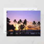 Zonnetijd op het strand briefkaart (Voorkant / Achterkant)