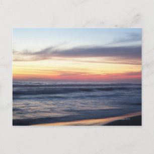 Zonnetijd op het strand briefkaart