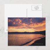 Zonnetijd op het strand briefkaart (Voorkant / Achterkant)