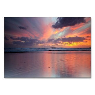 Zonnetijd op het strand kaart