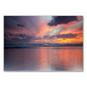 Zonnetijd op het strand kaart (Voorkant)