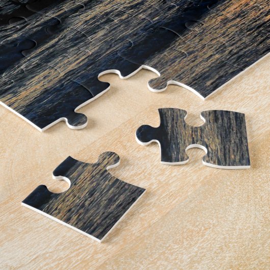 Zonnetijd op het strand legpuzzel (Zijkant)