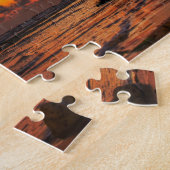 Zonnetijd op het strand legpuzzel (Zijkant)