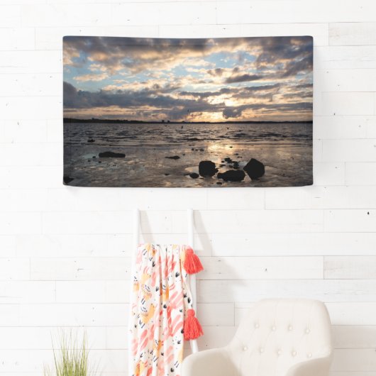 Zonnetijd op het strand spandoek (Insitu)