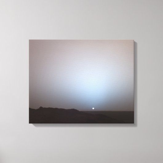 Zonnetijd op Mars- genomen van de Mars Rover-5-19- Canvas Afdruk (Voorkant)