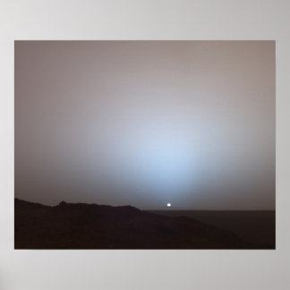Zonnetijd op Mars- genomen van de Mars Rover-5-19- Poster