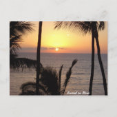 Zonnetijd op Maui Briefkaart (Voorkant)